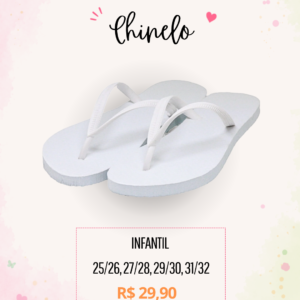 Chinelo Personalizado Infantil