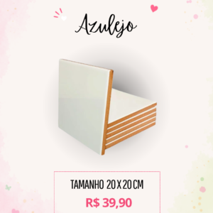 Azulejo Personalizado com suporte em madeira